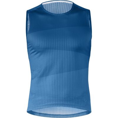 Mavic Hot Ride+ SL Graphic Tee, vel. M, pánské funkční tričko bez rukávů, classic blue
