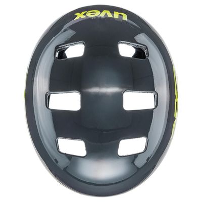 Uvex Kid 3, dirtbike grey/lime (55-58)