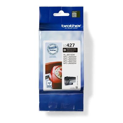 Brother inkoust LC-427BK, černý, 3000 str. - originální