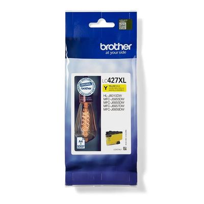 Brother inkoust LC-427XLY, žlutá, 5000 str. - originální