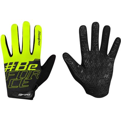 FORCE MTB SWIPE letní rukavice, černo-fluo vel.XL