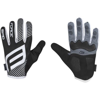FORCE MTB SPID letní rukavice, černé vel.XXL