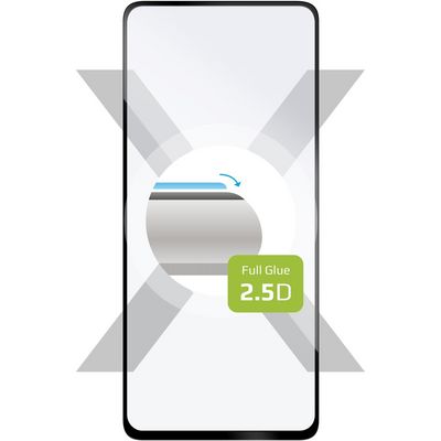 Ochranné tvrzené sklo Full-Cover pro Samsung Galaxy A53 5G, lepení přes celý displej, černé