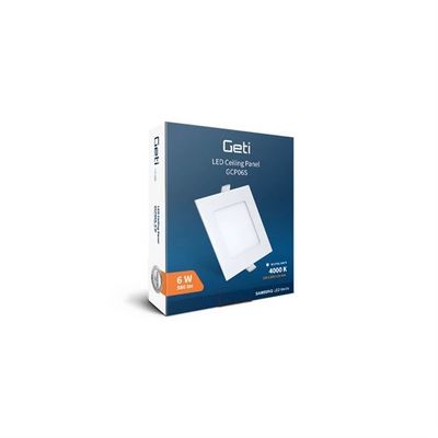 LED panel GETI GCP06S 6W čtvercový