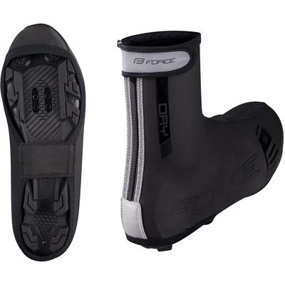 FORCE PU DRY MTB návleky na tretry, černé vel.S