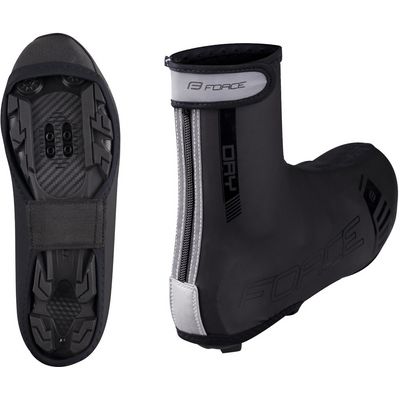 FORCE PU DRY MTB návleky na tretry, černé vel.M