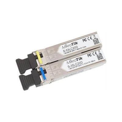 MikroTik pár SFP S-3553LC20D, SM, 20km, 1.25G
