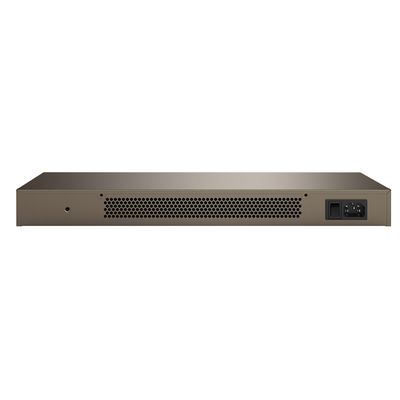 Tenda TEG1024G 24x Gigabit Switch, Fanless-bez ventilátorů, Rackmount 19, ochrana proti přepětí