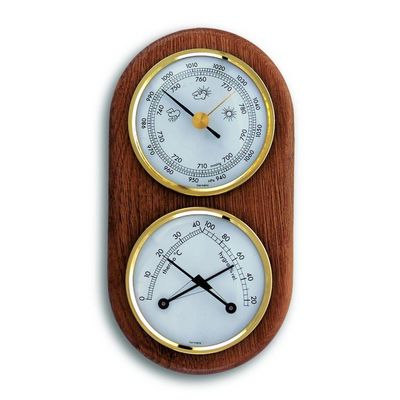 TFA 20.1051 - Meteostanice analogová na dřevěné podložce