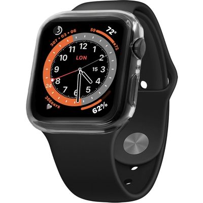 Fixed Pure ochranné pouzdro s temperovaným sklem pro Apple Watch 45mm, čiré