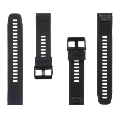 Tactical 426 Silikonový Řemínek pro Garmin Fenix 5/6/7 QuickFit 22mm Black - černý