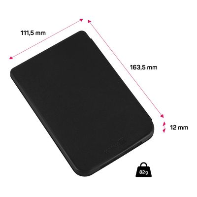 Connect IT pouzdro pro PocketBook 616/627/632, černé