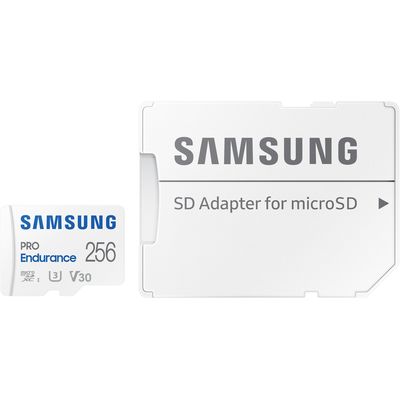 Samsung microSDXC 256GB PRO Endurance + SD adaptér