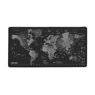 Natec podložka pod myš Time Zone Map, 400x800mm