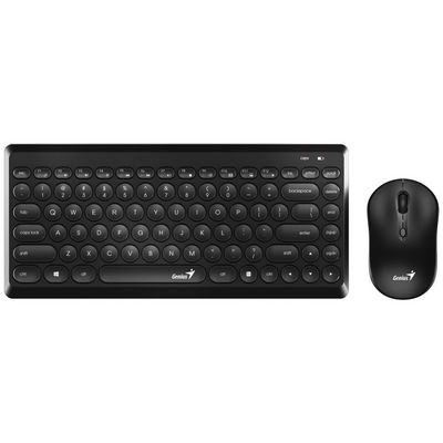Genius set klávesnice a myši LuxeMate Q8000, černý, bezdrátový, CZ/SK