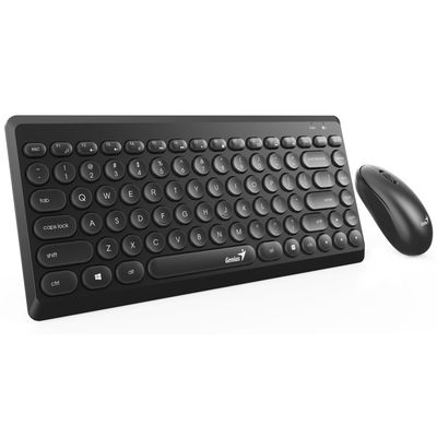 Genius set klávesnice a myši LuxeMate Q8000, černý, bezdrátový, CZ/SK