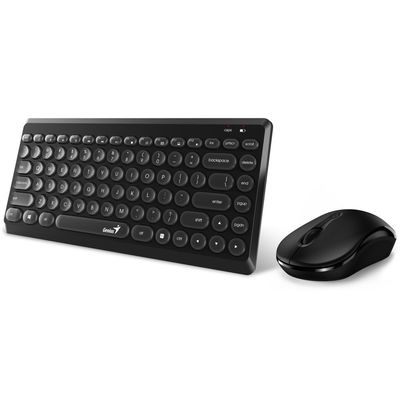 Genius set klávesnice a myši LuxeMate Q8000, černý, bezdrátový, CZ/SK
