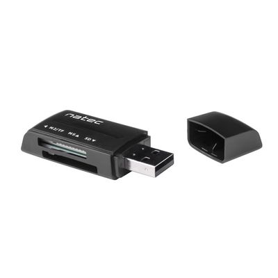 Natec čtečka karet Mini Ant USB 2.0, M2/microSD/MMC/Ms/RS-MMC/SD/T-Flash