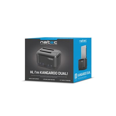 Natec Kangaroo Dual dokovací stanice pro HDD 2,5/3,5”