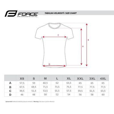 Force dres MTB ANGLE modro-červený vel.XL