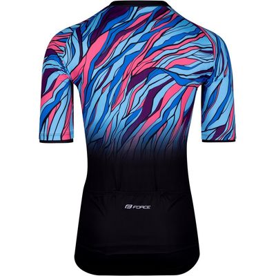Force dres LIFE černo-modro-oranžový vel.XL