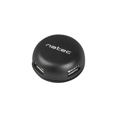 Natec rozbočovač Bumblebee, 3x USB 2.0 HUB, černý