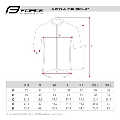 Force dres PURE modrý vel.XL