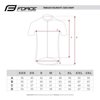 Force dres GOLD černo-zlatý vel.M