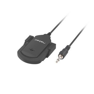 Natec mikrofon Fox, přílepný držák, 3,5mm jack, 1,8m