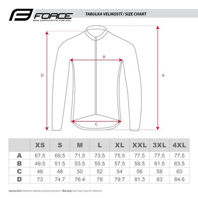 Force dres ANGLE fluo-modrý vel.L