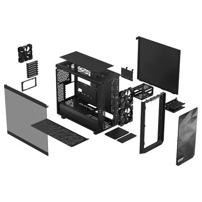 Fractal Design Meshify 2 Lite - Black TG Light Tint