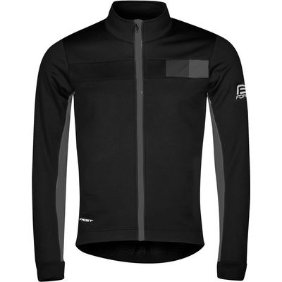 FORCE zimní bunda FROST softshell černo-šedá vel.XL