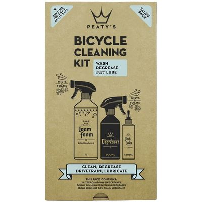 PEATYS GIFT PACK - WASH DEGREASE LUBRICATE (DRY)