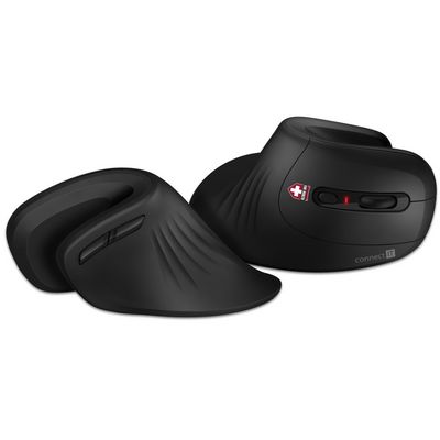 Connect IT FOR HEALTH ergonomická vertikální myš, bezdrátová
