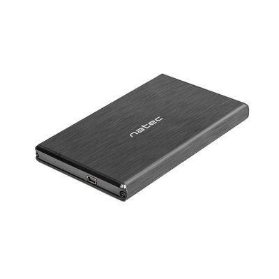 Natec externí box pro HDD 2,5” USB 2.0 Rhino, černý
