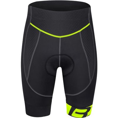 FORCE kraťasy do pasu s vložkou B30, černo-fluo vel.XS