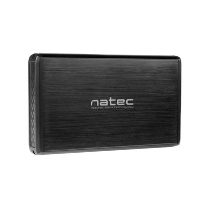 Natec externí box pro HDD 3,5” USB 3.0 Rhino, černý, včetně napájecího adaptéru