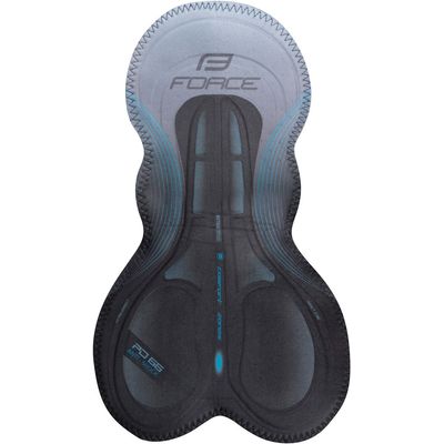 FORCE kraťasy se šráky a vložkou B51, černo-fluo vel.XS