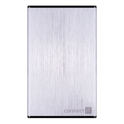 CONNECT IT externí box LITE pro HDD 2,5 SATA, USB 3.0 stříbrný