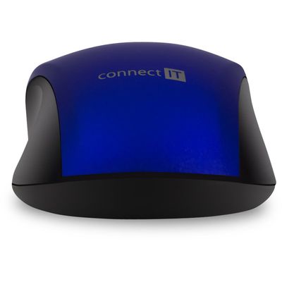 Connect IT MUTE bezdrátová optická tichá myš, modrá