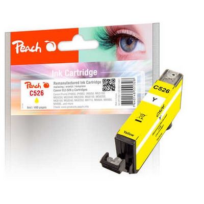 PEACH kompatibilní cartridge Canon CLI-526Y, Yellow, 9 ml
