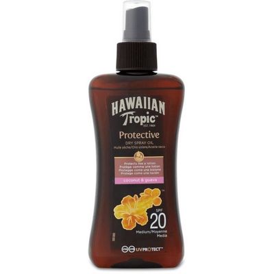 Hawaiian Tropic Protective suchý opalovací olej ve spreji SPF 20 200ml