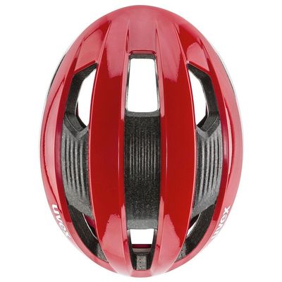 UVEX HELMA RISE CC, RED - WHITE MAT vel.52-56 cm