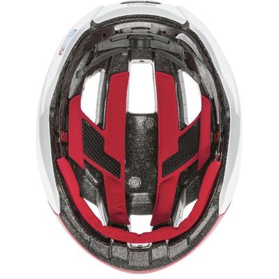 UVEX HELMA RISE CC, RED - WHITE MAT vel.52-56 cm