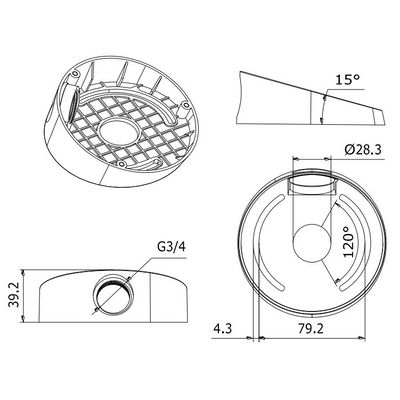 HIKVISION HiWatch držák pro kameru DS-1259ZJ/ kompatibilní s kamerami serie D1xx