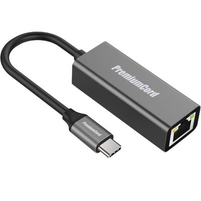 PremiumCord Adapter USB-C to Gigabit 10/100/1000Mbps konektor RJ45