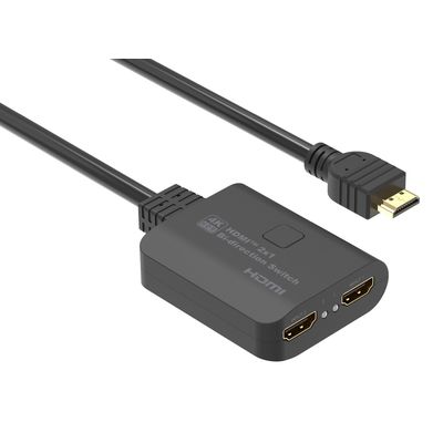 PremiumCord HDMI 2.0 Switch 4K@60Hz, 4:4:4 obousměrný 2-1 nebo 1-2