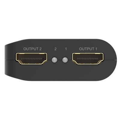 PremiumCord HDMI 2.0 Mini Splitter 1-2 Pigtail 4Kx2K@60Hz HDCP2.2 Downscaler