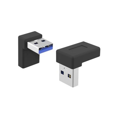 PremiumCord zahnutá 90° redukce USB-C Female na USB3.0 typ A Male