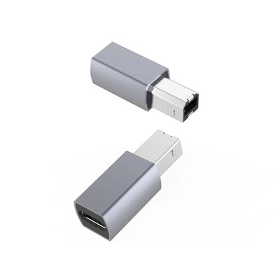 PremiumCord Aluminium USB C female - USB2.0 B Male adaptér